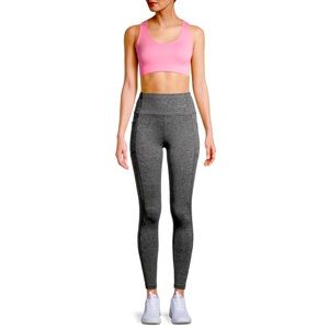 Avia Women's Seamless Racerback Sports Bra, Pink